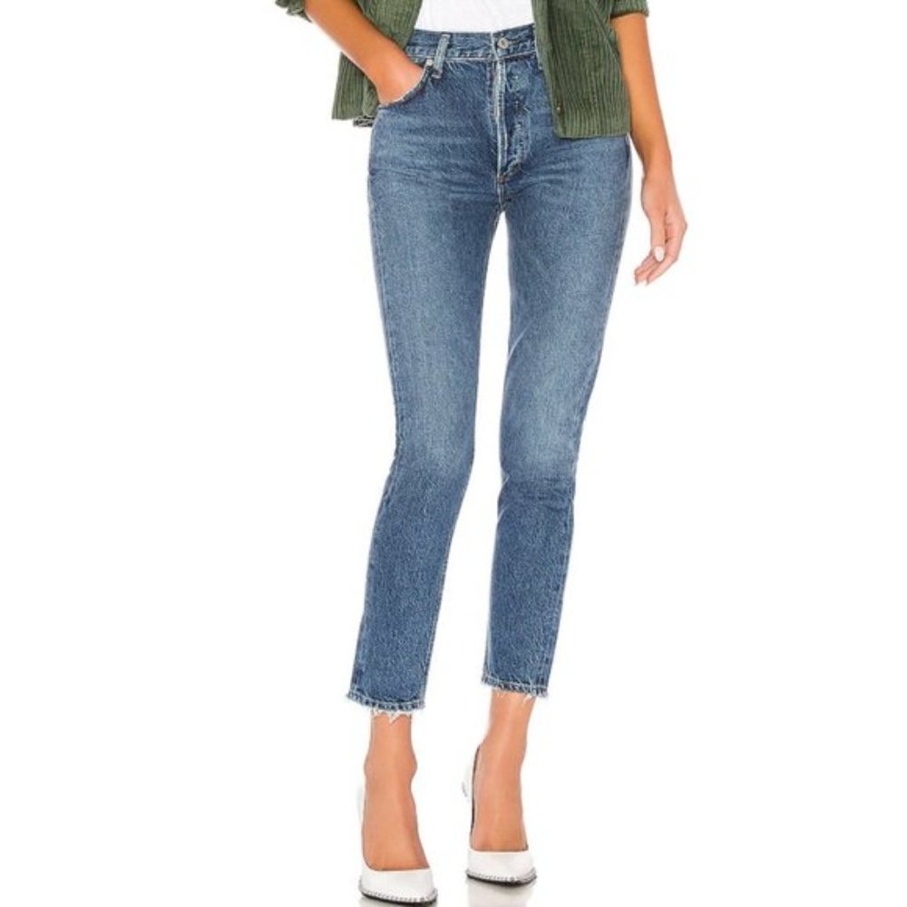 AGOLDE Jamie High Rise Classic Jeans in Blithe